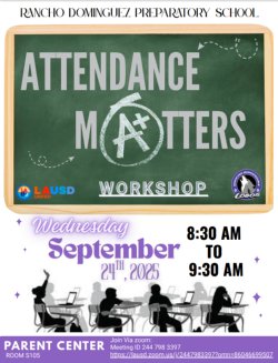 Attendance Matter Parent Workshop 
